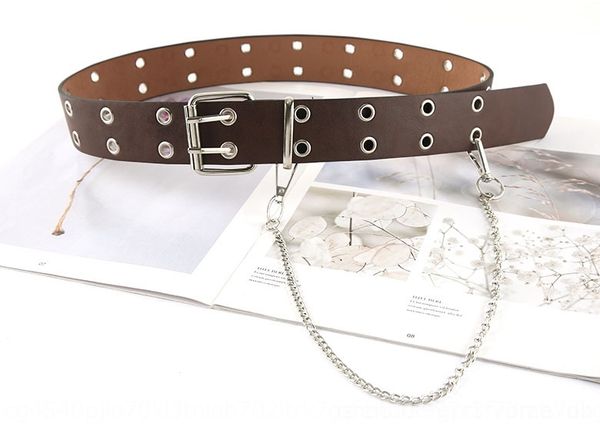 

dapo shiny men&women's fashion rivet belt punk studded belt pyramid rock with fashion pint200113, Black;brown