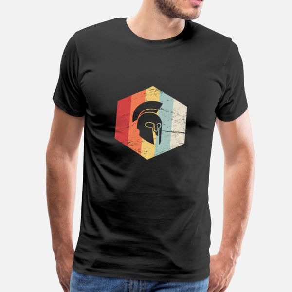 

ретро спарта шлем icon футболка фанки печать повседневный tracksuit фуфайки hoodie