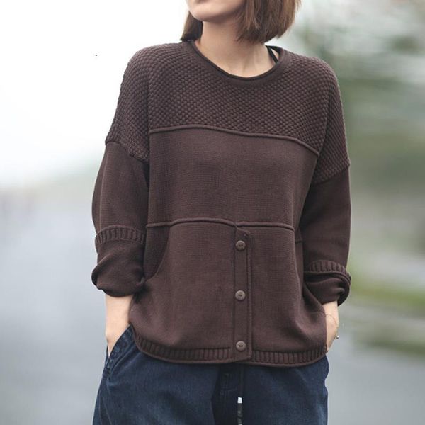 

autumn winter loose leisure o neck long sleeve knitted sweaters 2021 new fashion all match female pullovers sweaters, White;black