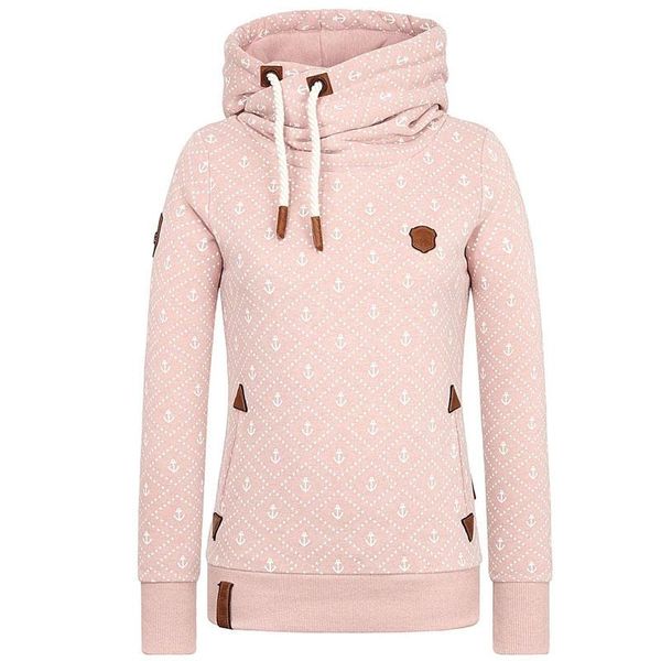 

2020 sleeve print fleece womens casual hoodies autumn winter pullover sweatshirt jumper hooded female long loose tracksuits uavbi, Black;white