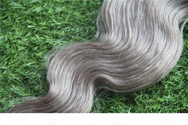 

silver star gray color malaysian body wave bundles malaysian virgin hair weave bundles 100% human hair bundles body wave hair non-remy, Black