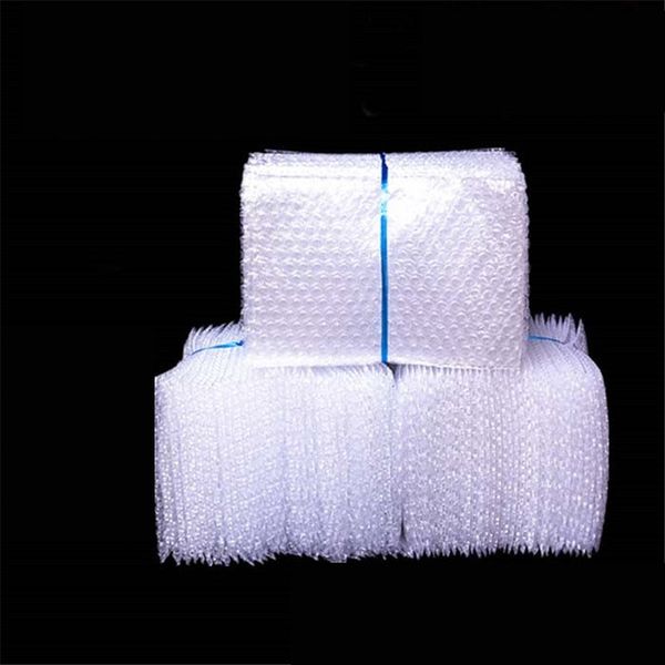 Bubble Cushioning Wrap 8x10cm 0.06mm Anti-Shock Foam Packing White Bag Utility Buffer Pouch Pratico imballaggio fragile