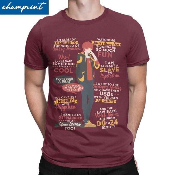

men's 707 quotes mystic messenger mm bg otome game vintage short sleeve round neck tees new arrival hooded sweatshirt hoodie men t shir