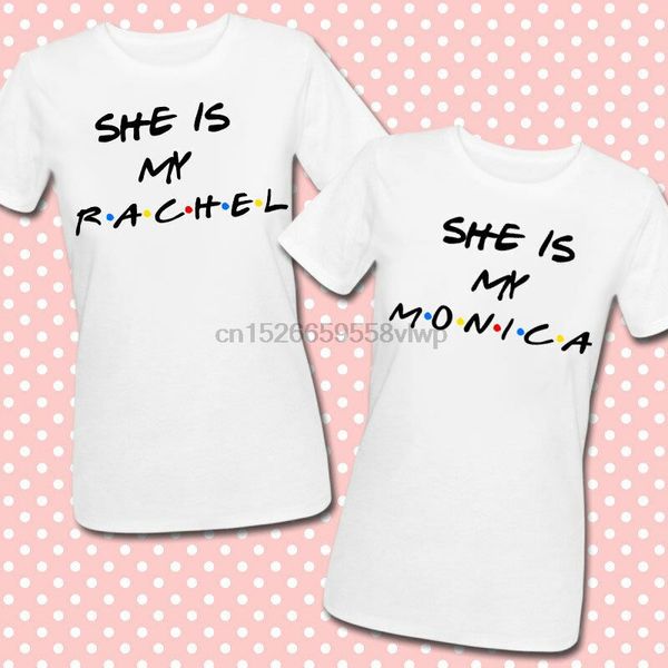 

t-shirt di coppia she is my rachel monica friends inspired personalizzabili sport hooded sweatshirt hoodie