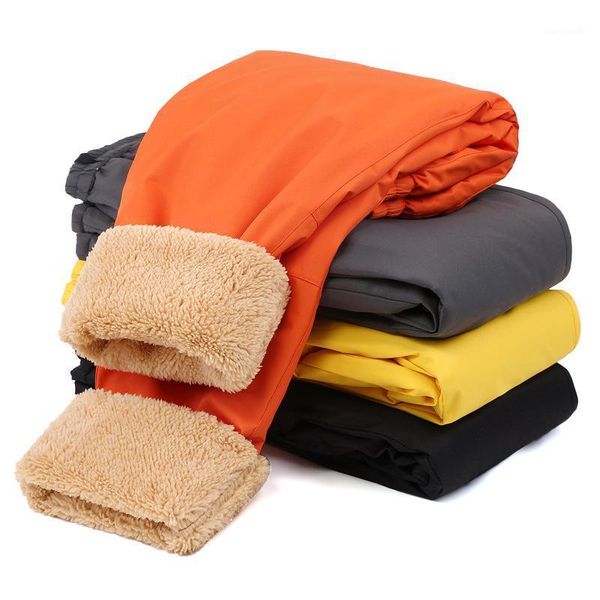 

outdoor jackets&hoodies children's technical pants berber fleece boy's girls autumn and winter brushed thick windproof waterproof, Blue;black