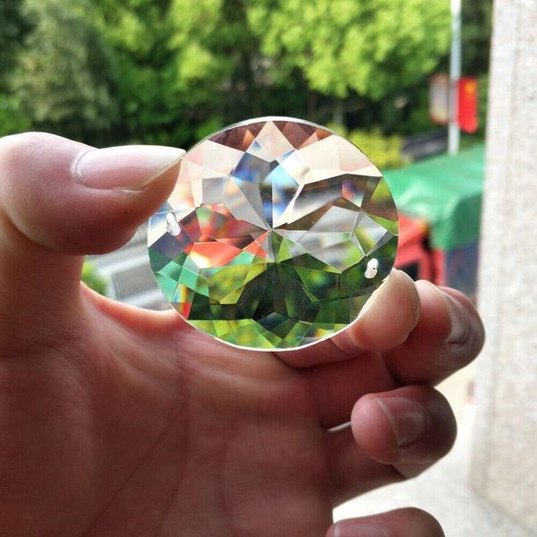 

bling 45mm flower heart arrow faceted glass crystal goth chandelier prism 2holes hanging pendant sunctcher mobile xms tree h jllvkf