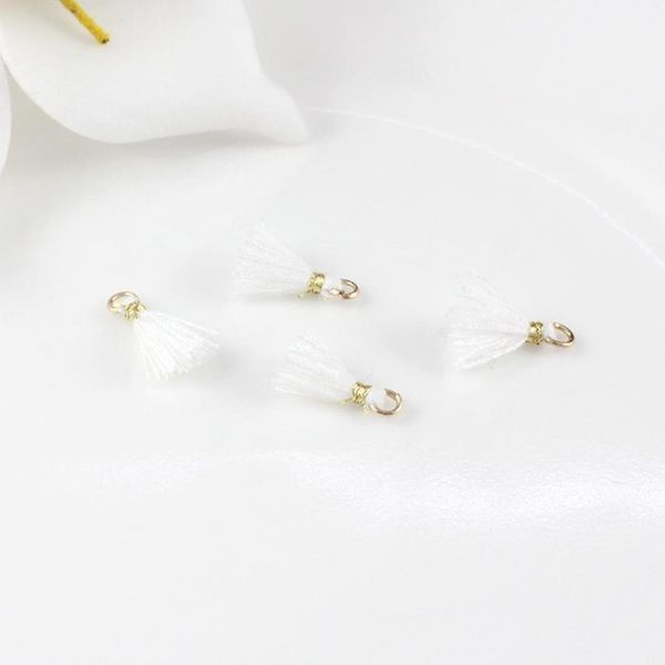 

10pcs 1cm mini cotton thread tassel diy pendant for jewelry making diy bracelet key cellphone pendant finding craft tassels h jllidf