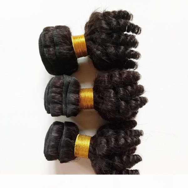 

supply afro curly hair brazilian human weave nigeria fashion hair extensions 3pcs lot keep scale smooth and soft factory price, Black