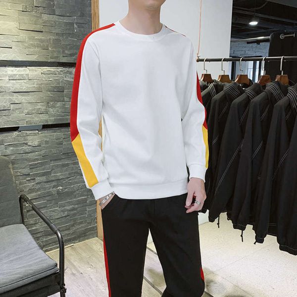 

spring autumn two and piece men's sportswear, Gray