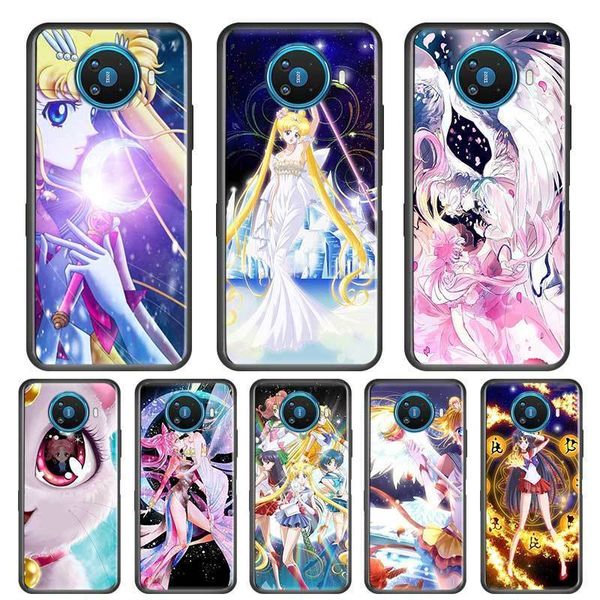 

anime sailor moon soft case cover for nokia 2.2 2.3 3.2 4.2 6.2 7.2 1.3 5.3 8.3 5g phone shockproof fall shell fundas