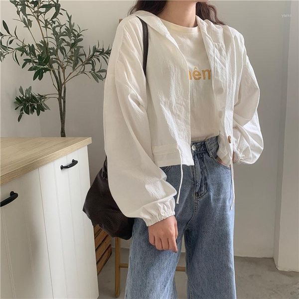 

hzirip drawstring thin high street office ladies hooded loose slim coat new solid stylish chic female simple casual fashion coat1, Black;brown