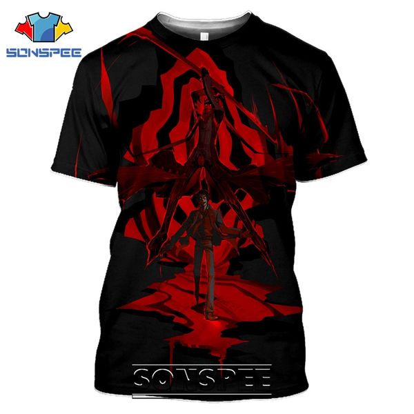 

persona 5 cartoon anime 3d print shirts harajuku graphic humor men clothing
