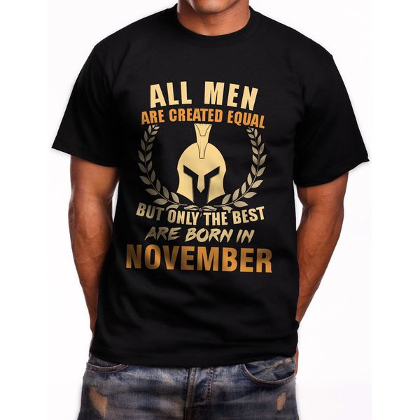

fashion summer style all are created equal but only the are born in november black sport hooded sweatshirt hoodie men t shirt