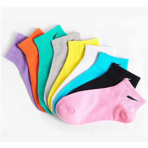 

2020 casual мужчины женщина носки для осени и весной мода коротких стилей мужских спортивных носков высокого качества открытого wear носок ж, Black