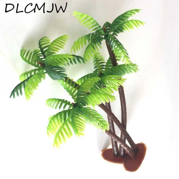 

decorative flowers & wreaths artificial plant coconut tree miniature bonsai plastic craft micro landscape diy party fake deskdecoration