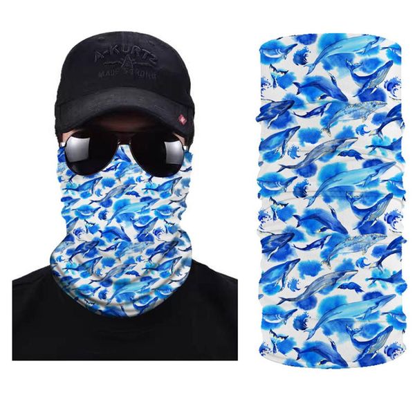 

шарфы print protection riding рыбы рыбы нос шея рот скарфин 3d пешие прогулки bandana уф защита смешные рыбалка банданас гетры bbybwl, Black