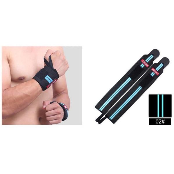 

1/2pcs fitness wrist weight wrist support weightlifting wrist support wraps gym straps elasticated bandage 1/2pcs qylucs, Black;red