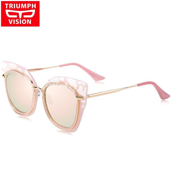 

sunglasses vision ladies women designer shades female cat eye style sun glasses for pink mirror, White;black