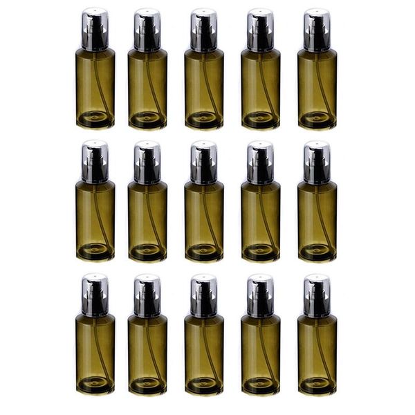 

15pcs 100ml transparent plastic perfume atomizer small mini empty spray refillable bottle travel bottles set