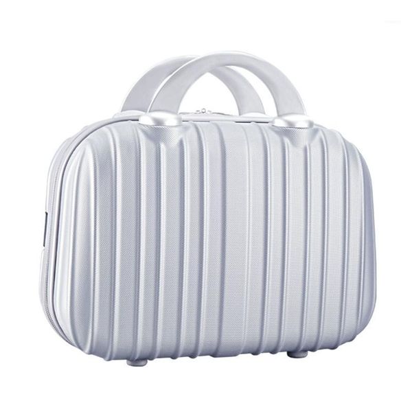 

14in cosmetic case luggage small travel portable carrying suitcase for makeup1