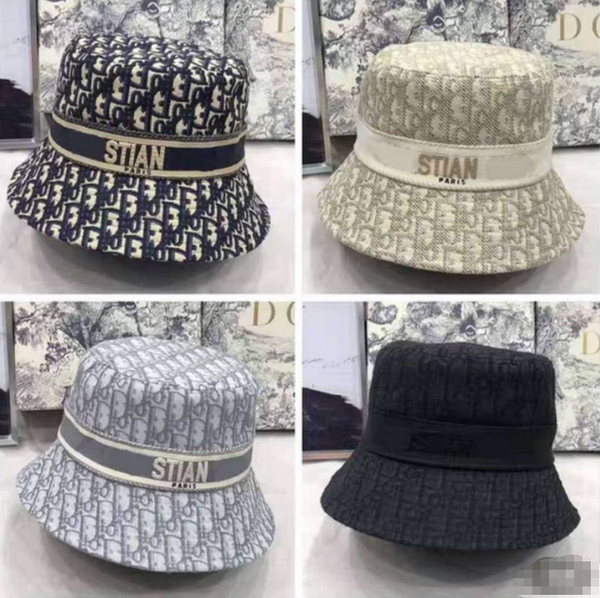 

2021ss 4colors oblique designers wide brim hats for women bucket hat patchwork washed denim buckets solid cotton beach double-sided wear fis, Blue;gray
