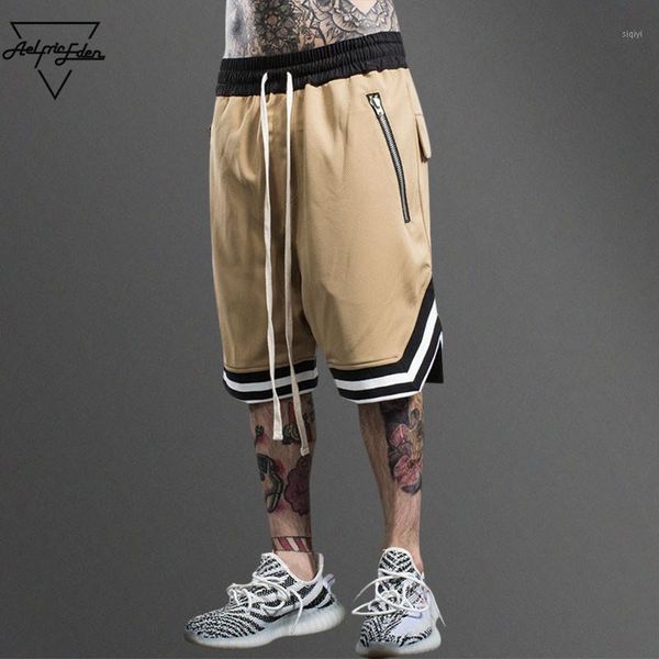 

aelfric eden bermuda loose mens shorts hip hop swag zipper shorts hi quality male boardshorts multi color joggers fitness1, White;black
