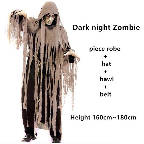 

men women halloween hooded patchwork halloween costumes for adults party costume femme halloween costumes deguisement, Black;red