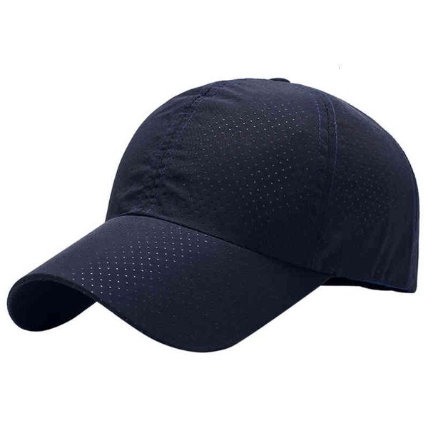 

outdoor baseball caps fashion sport running baseball mesh hat men quick-drying summer spring visor cap, Blue;gray