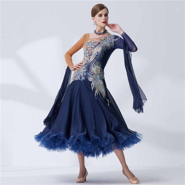 

b-19421 high-end custom-made modern waltz tango ballroom dance dress, smooth ballroom dress, dress for sale1, Black;red