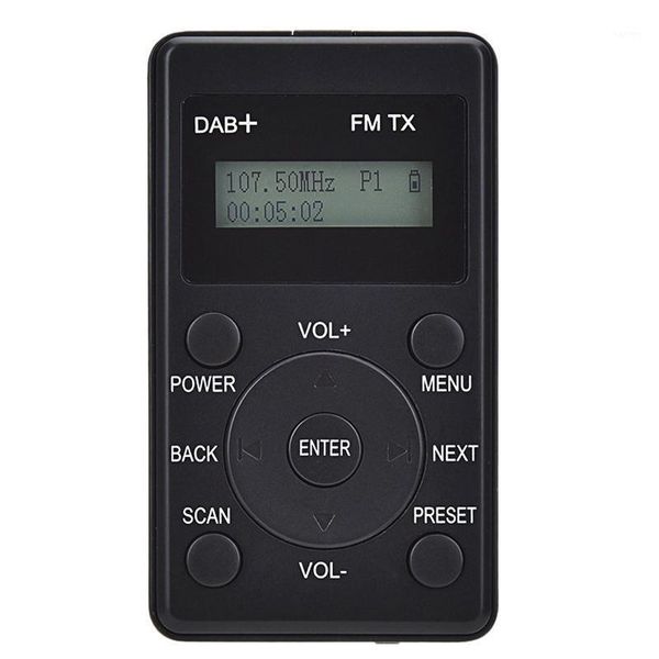 

mini radio portable dab+/dab/fm radio stereo pocket with lcd display and earphones1