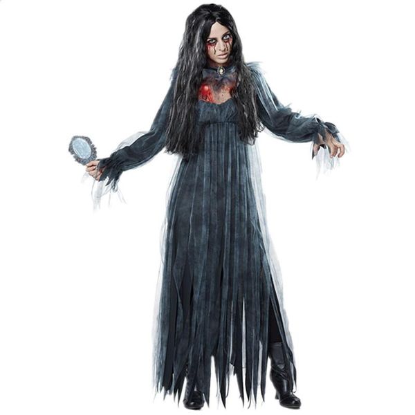 

costume accessories halloween witch vampire female day of the dead queen carnival party cosplay ghost bride, Silver