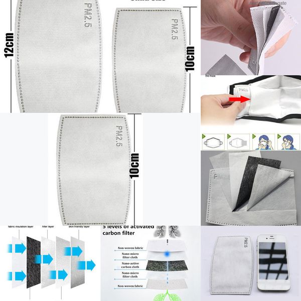 

kids dhl anti pm2.5 child carbon paper insert protective filter for diy f pd7x