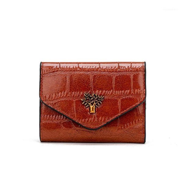 

mini wallet women fashion pu leather wallets card holder short purses high capacity ladies small money bag1, Red;black
