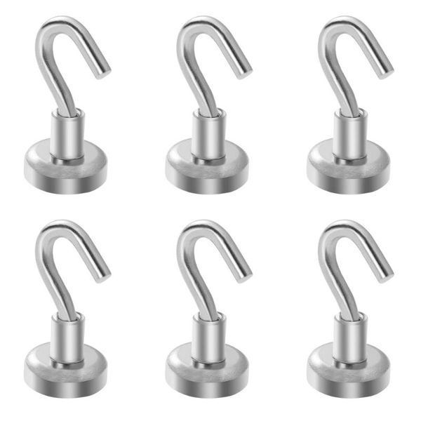 

oonona 6pcs сверхмощные сильные магнитные крючки для хранения и организации главная кухня аксессуары (d16