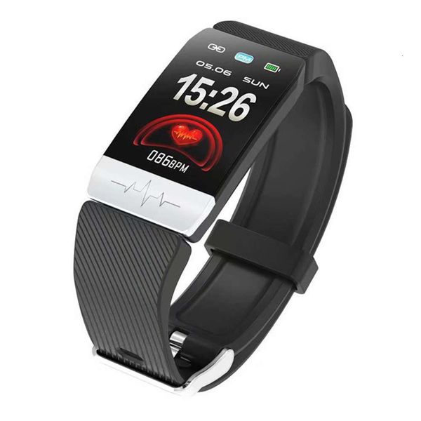 

intelligent fitns wristband, male female ecg + ppg, heart rate and blood prsure monitoring, waterproof exercise belt, weather forec