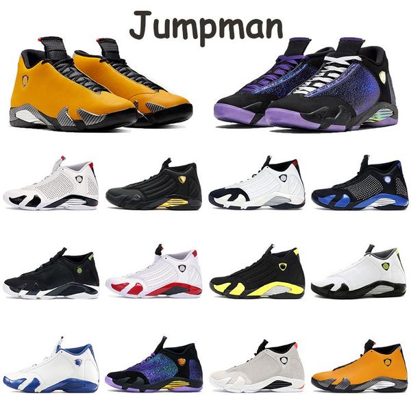 

new 14 14s black toe candy cane doernbecher fusion varsity red suede men basketball shoes last sthunder dmp indiglo sneakers