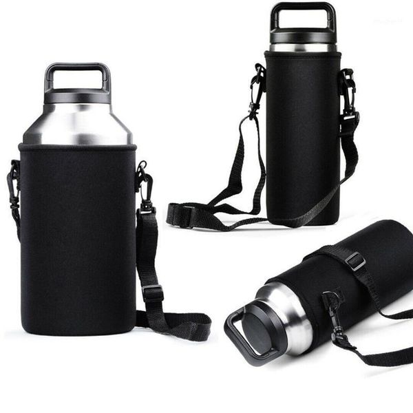 

18/36/64oz water bottle cover sports water bottle carrier insulated bag holder sleeve strap pouch storage bag1