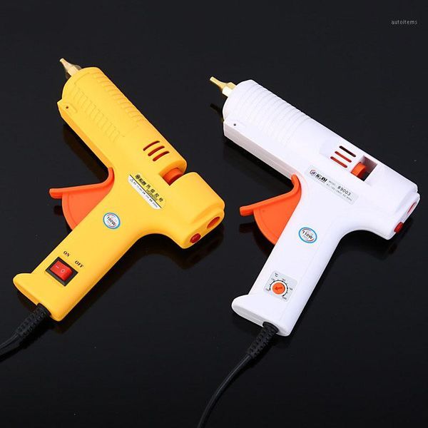 

100w melt glue gun with 11mm glue stick industrial mini guns thermo electric heat temperature tool 10pcs sticks1