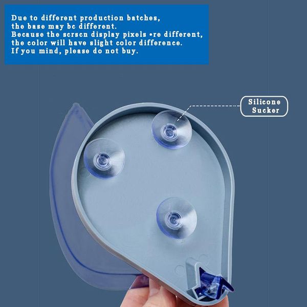 

soap holder sink sponge drain box creative suction cup soap storage drying rack cleaning brush case bathroom supplies wholesale q bbyvqq