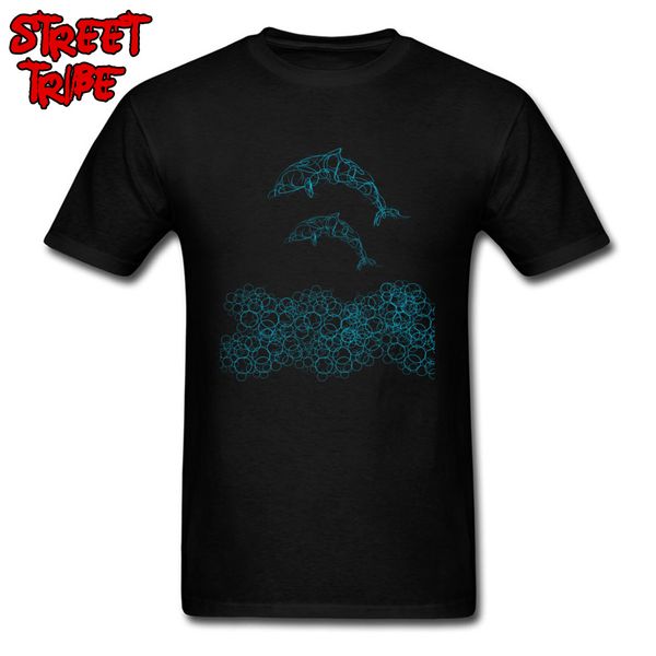 

new arrival men dolphin printed short sleeve lovers day cotton mens swea hip hop black hoodie designers t shirts sweatshirt