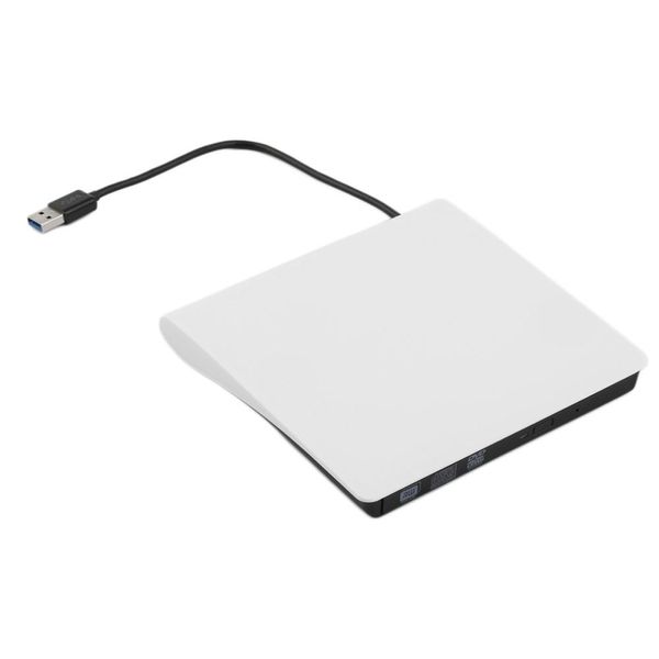 Profissional Slim Compact Lightweight External Drive USB 3.0 3D Gravador Writer Player para PC Portátil Notebook CD DVD Player Burro