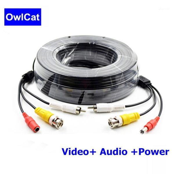 

2m 5m 10m 20m cctv dvr camera recorder system video cable dc power rca audio bnc video security surveillance camera cable1