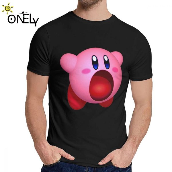 

kirby t shirt tee shirt round neck organic big size camiseta sport hooded sweatshirt hoodie