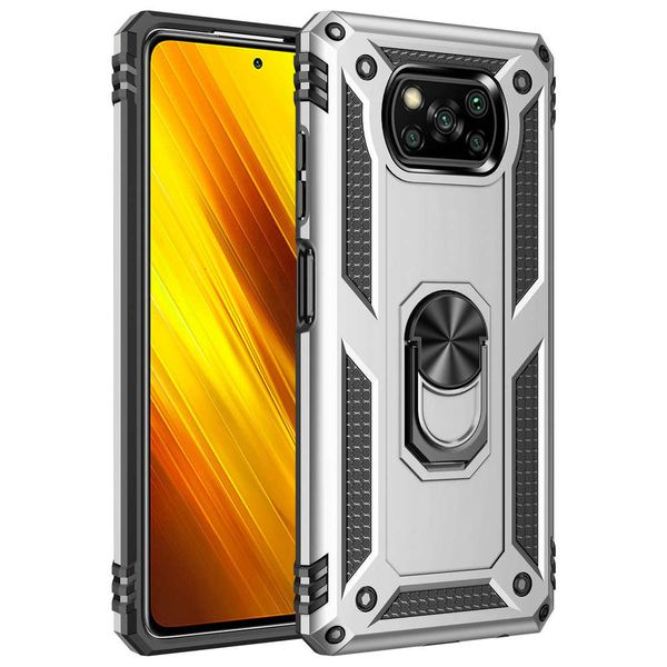 

mobile phone case with metal ring, luxury case of x3, pocophone x3 to mia3 3x