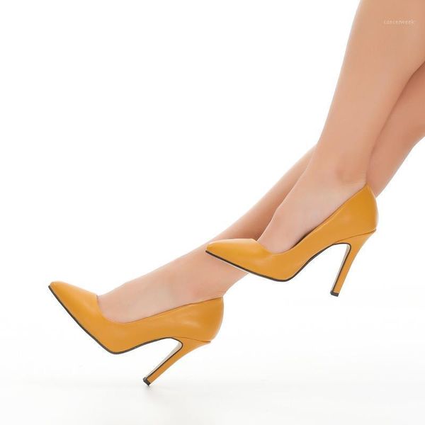 

dress shoes mst-021 mustard leather 2021 spring women pumps high heels pointed fine with bling bridal wedding 34-421, Black