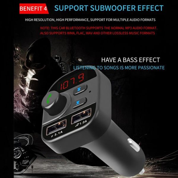 

bluetooth fm transmitter car mp3 player dual usb car mp3 bluetooth player