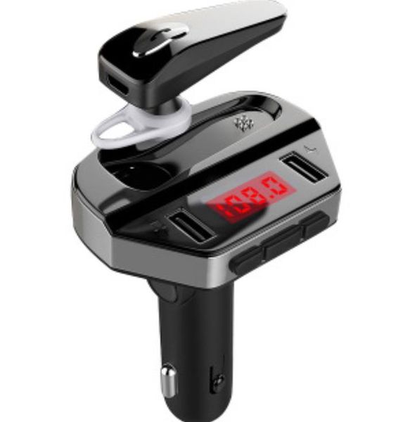

lutu car bluetooth player mp3 bluetooth player bluetooth hands-dual port usb car charger fm transmitter