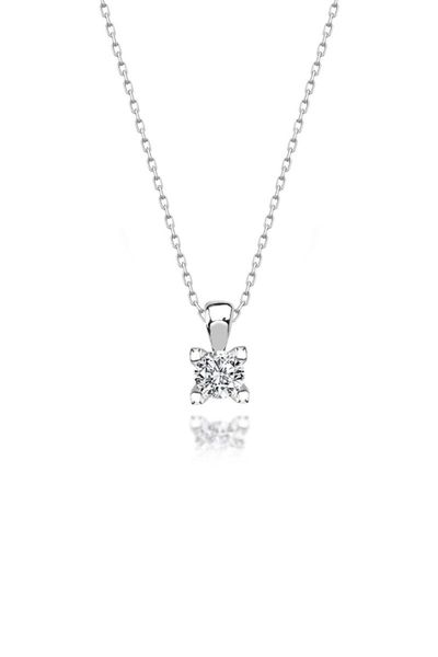 

strass spiked tiny engagement 925 silver necklace