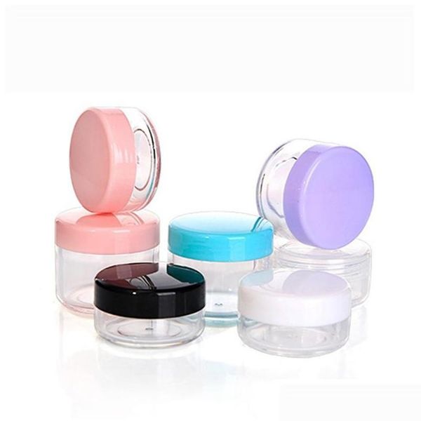 

10g 15g 20g empty cosmetic container plastic jar pot eyeshadow makeup face cream lotion cosmetic refillable bottle packaging