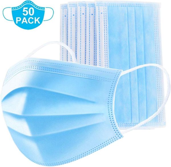 

cover mouth ear-loop 3 layer face 3-ply masks non-woven disposable dust mask so0on9